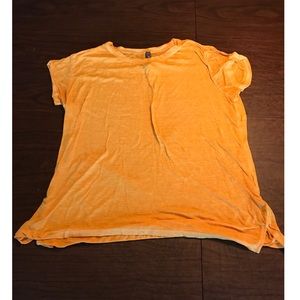 Sheer Yellow Tee